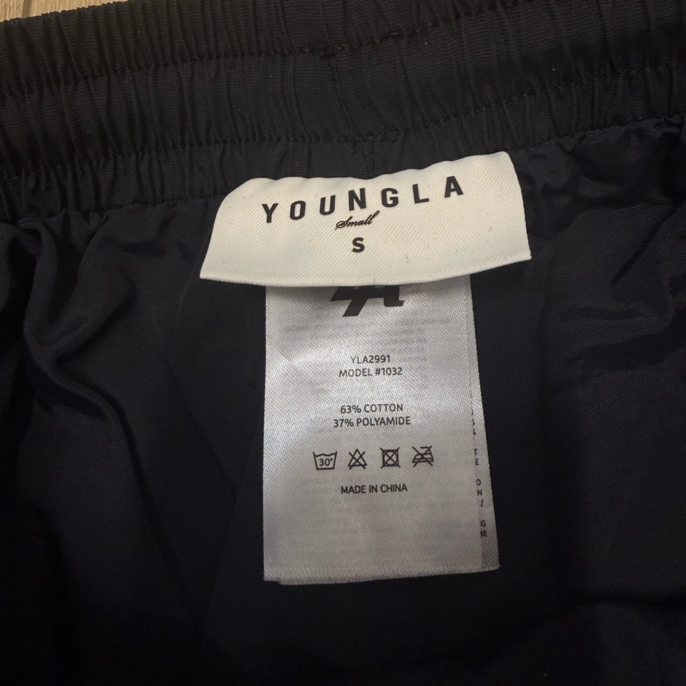 YoungLA Prestige Athletic Black Shorts Men’s Size Small EUC - Picture 7 of 10